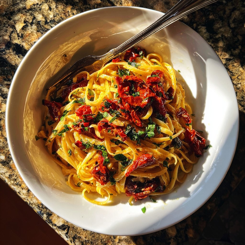 Sun-Dried Tomato Pasta Delight