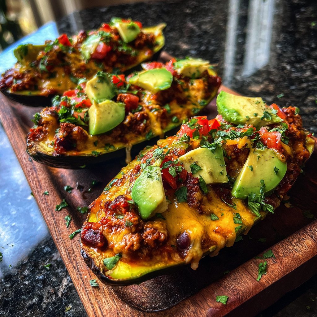 Chili Avocado Boats