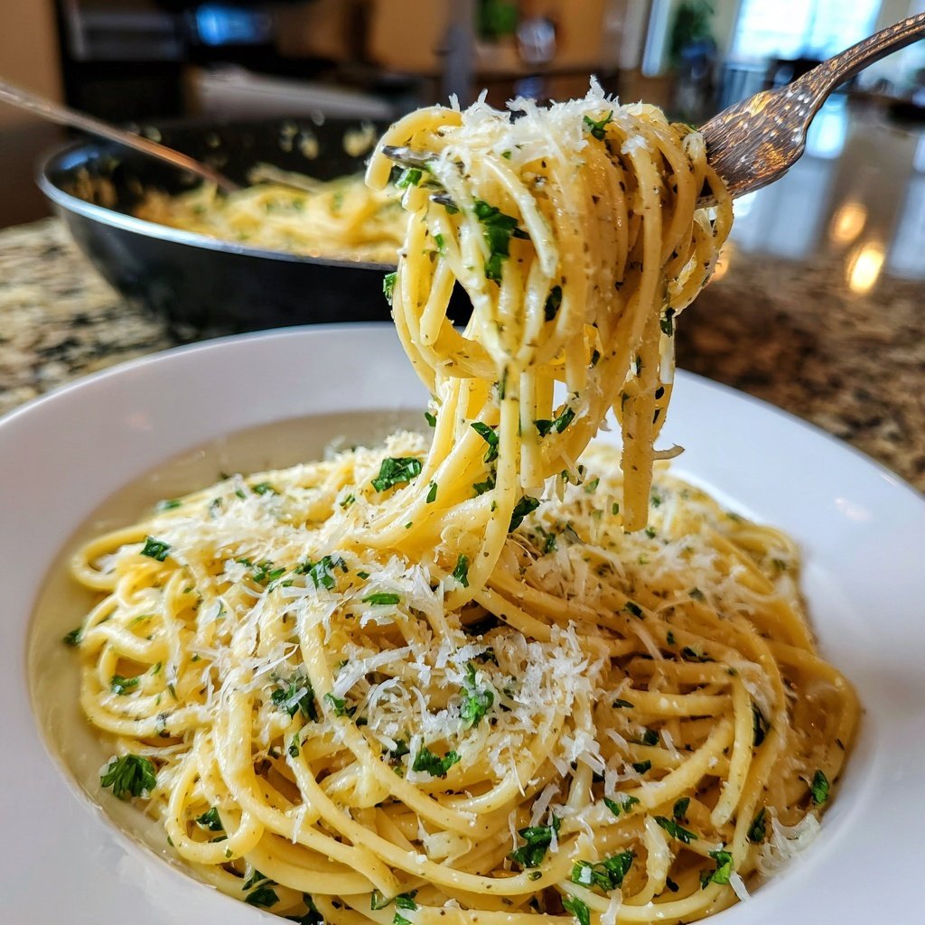 Quick Garlic Butter Pasta