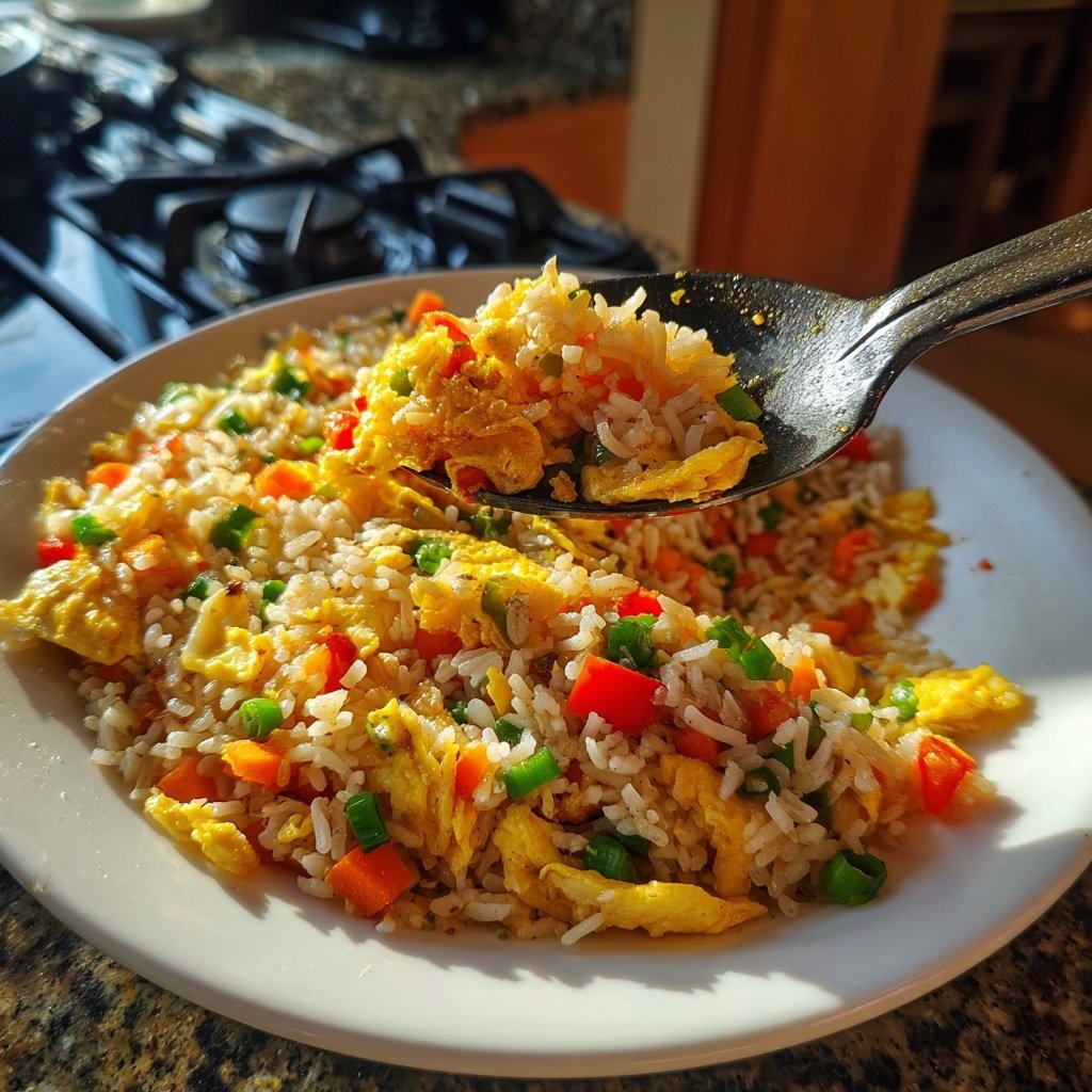 Quick 10 Minute Egg Fried Rice