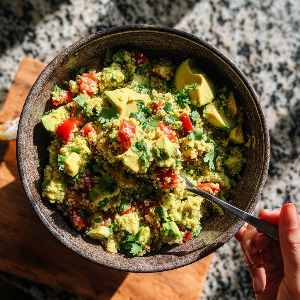Healthy Avocado Quinoa Salad